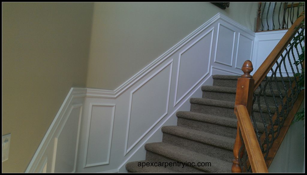 Stair wall trim