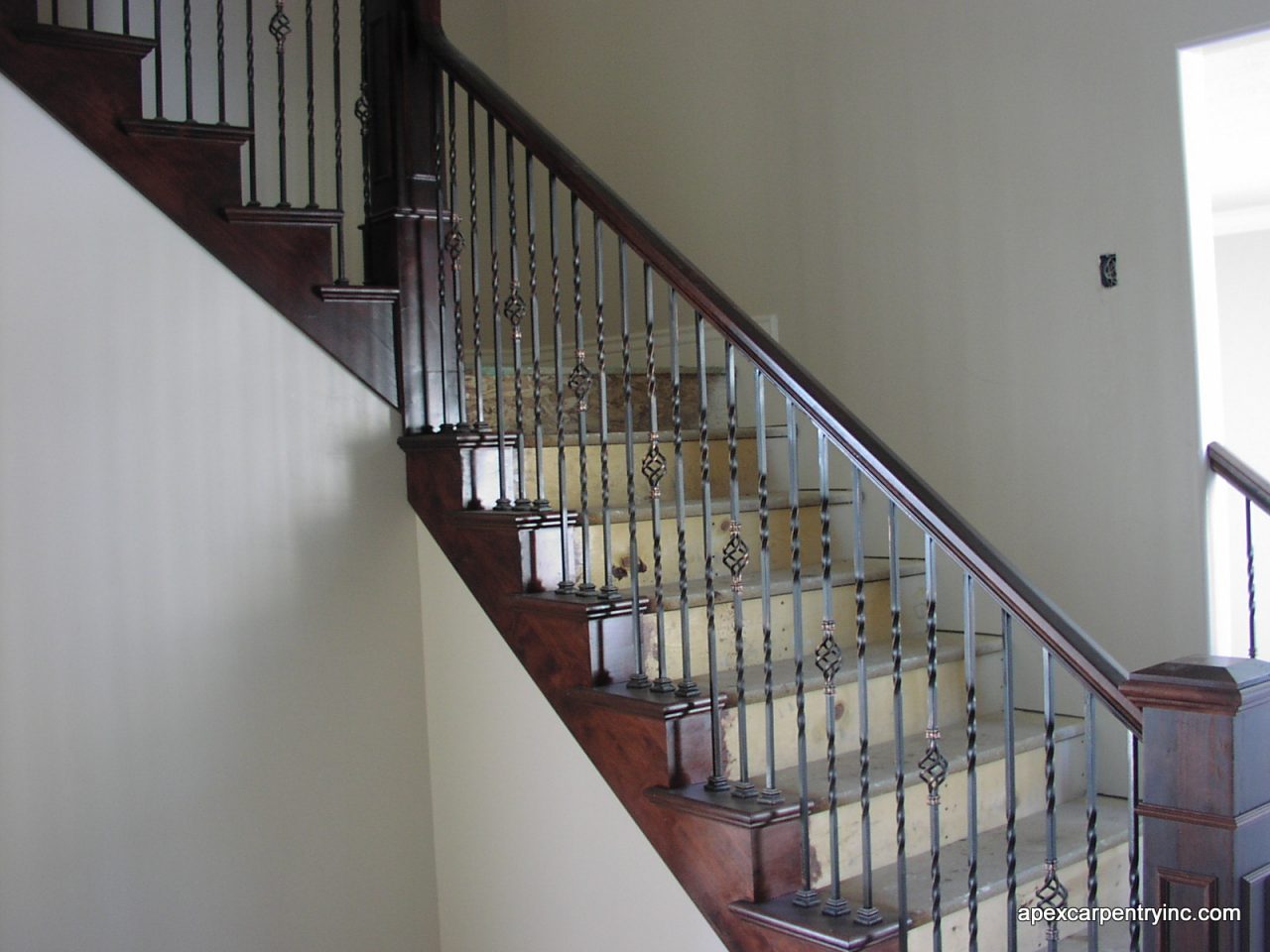 Utah county stair railings - Apex Carpentry