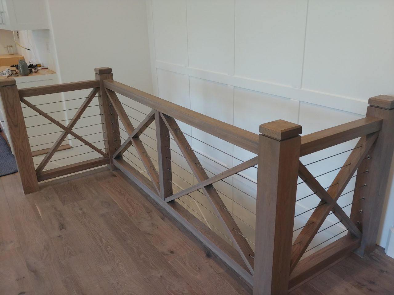 Utah county stair railings Apex Carpentry