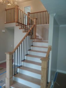 centerville oak stair rail
