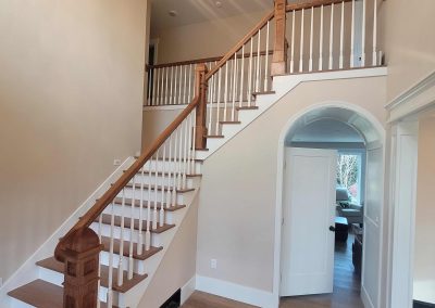 Farmington traditional cherry railing