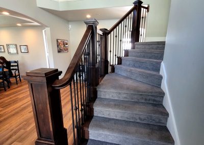 Fruit Heights hickory railing