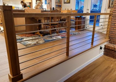 Sandy Utah horizontal railing