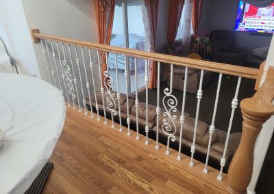 West Valley white metal balusters